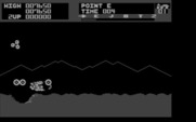 Moon Patrol for IBM PC/Compatibles - Crash! I failed to jump over this crater...