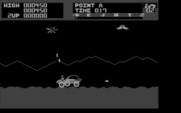 Moon Patrol for IBM PC/Compatibles - Blasting saucers...