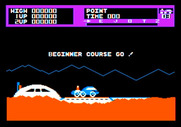 Moon Patrol for Apple II - Beginner course start!