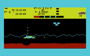 Moon Patrol for Commodore VIC-20 - This type of enemy can create new craters.