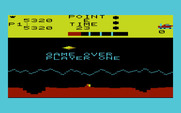 Moon Patrol for Commodore VIC-20 - Game over.