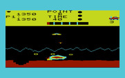 Moon Patrol for Commodore VIC-20 - Moon buggy destroyed!