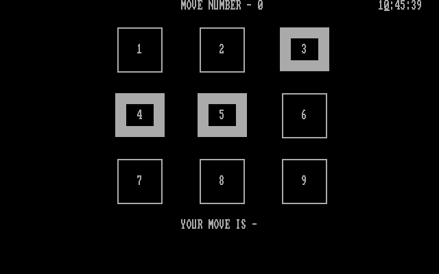 Flipper IBM PC/Compatibles Screenshot: Starting a game.