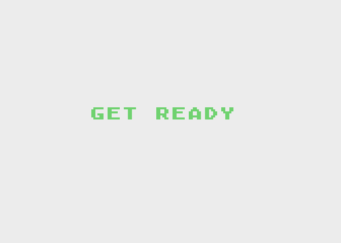 Nerm of Bemer Atari 8-bit Screenshot: Get ready to start.