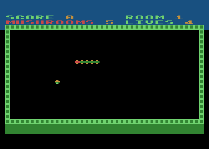 Nerm of Bemer Atari 8-bit Screenshot: Game start.
