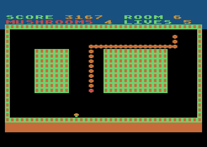 Nerm of Bemer Atari 8-bit Screenshot: This room provides very little room to navigate in!