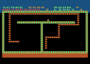 Nerm of Bemer for Atari 8-bit - Room 9 presents another T shaped set of obstacles...