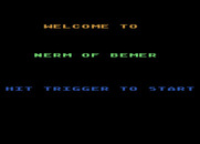 Nerm of Bemer for Atari 8-bit - Title screen.