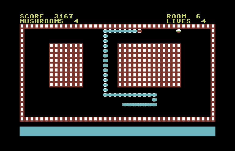 Nerm of Bemer Commodore 64 Screenshot: There's not a lot of space to navigate now...