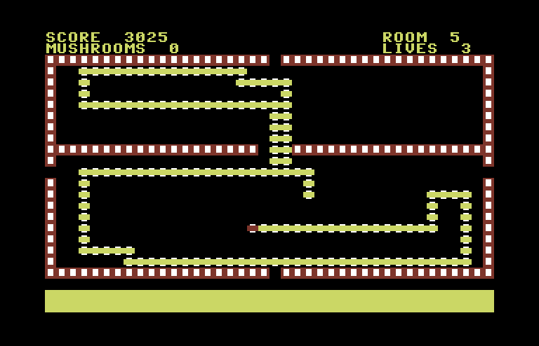 Nerm of Bemer Commodore 64 Screenshot: I need to navigate out of this room now...