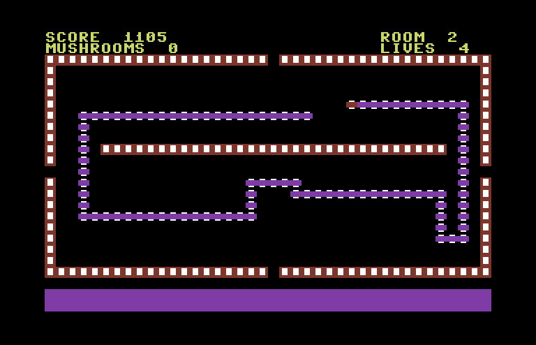 Nerm of Bemer Commodore 64 Screenshot: Now exit the room through one of those small doors...