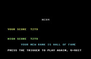 Nerm of Bemer for Commodore 64 - Game over.