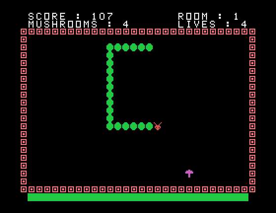 Nerm of Bemer TI-99/4A Screenshot: Game start.