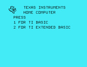Nerm of Bemer for TI-99/4A - You can run the game in regular or Extended BASIC.