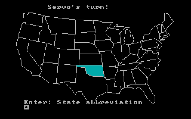 These United States IBM PC/Compatibles Screenshot: Do you know the state abbreviation?