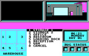 L.A. Crackdown for IBM PC/Compatibles - Outside a warehouse.