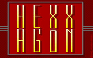 Hexxagon for IBM PC/Compatibles - Title screen.