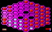 Hexxagon for IBM PC/Compatibles - Select a piece to move...