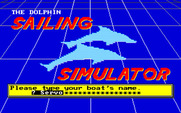 Dolphin Sailing Simulator III for IBM PC/Compatibles - What's your boat's name?
