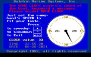 Dolphin Sailing Simulator III for IBM PC/Compatibles - Adjust the game speed for your CPU...