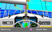 Dolphin Sailing Simulator III for IBM PC/Compatibles - View from the boat...