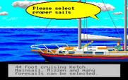 Dolphin Sailing Simulator III for IBM PC/Compatibles - Program demo...