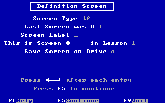 Private Tutor Version 2.00 IBM PC/Compatibles Screenshot: Question settings...