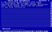 Private Tutor Version 2.00 for IBM PC/Compatibles - Creating a page for a custom course.