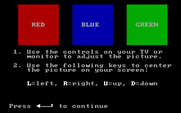 Private Tutor Version 2.00 for IBM PC/Compatibles - First, calibrate your monitor...