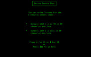 Private Tutor Version 2.00 for IBM PC/Compatibles - You can create custom lessons for 40 or 80 column displays.