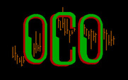 Speculator: A Futures Market Simulator for IBM PC/Compatibles - OCO Software logo screen.