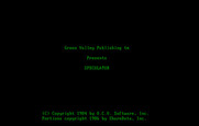 Speculator: A Futures Market Simulator for IBM PC/Compatibles - Loading screen (Green Valley Publishing version).