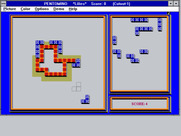 Pentomino for Windows 3.x - Dragging a piece into place.