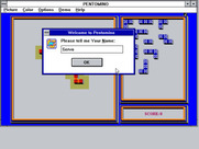 Pentomino for Windows 3.x - Starting a puzzle. What is your name?