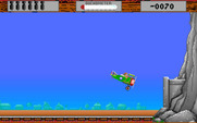 Manfred von Krashenbern's Flying Circus for IBM PC/Compatibles - Oops,  a cliff! This way is a dead end...