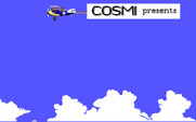 Manfred von Krashenbern's Flying Circus for IBM PC/Compatibles - Introduction; the title screen is flown in one piece at a time.