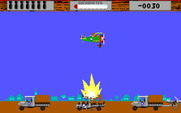 Manfred von Krashenbern's Flying Circus for IBM PC/Compatibles - Bombing some trucks...