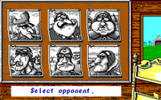 Manfred von Krashenbern's Flying Circus for IBM PC/Compatibles - Select an opponent.