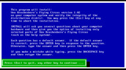 Manfred von Krashenbern's Flying Circus for IBM PC/Compatibles - Install introduction.