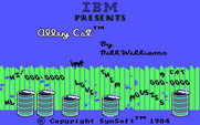 Alley Cat for IBM PC/Compatibles - Title screen.