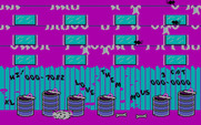 Alley Cat for IBM PC/Compatibles - Oops, the dog got me.