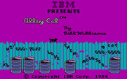 Alley Cat for IBM PC/Compatibles - Title screen.