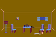 Alley Cat for Atari 8-bit - Watch out for dogs!