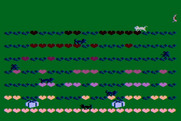Alley Cat for Atari 8-bit - Can you get past obstacles to hook up with your mate?