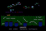 Alley Cat for Atari 8-bit - Title screen.