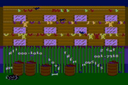 Alley Cat for Atari 8-bit - The dog got me!