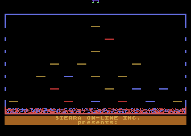 Mr. Cool Atari 8-bit Screenshot: Sierra On-Line presents...