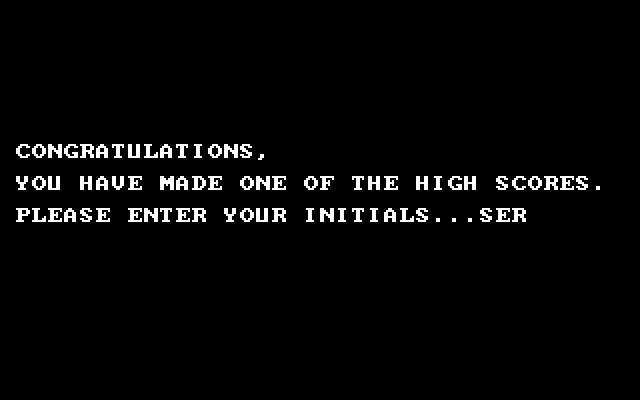 Mr. Cool IBM PC/Compatibles Screenshot: A new high score!