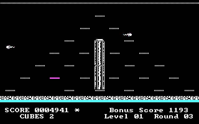Mr. Cool IBM PC/Compatibles Screenshot: Mr. Cool is melting...