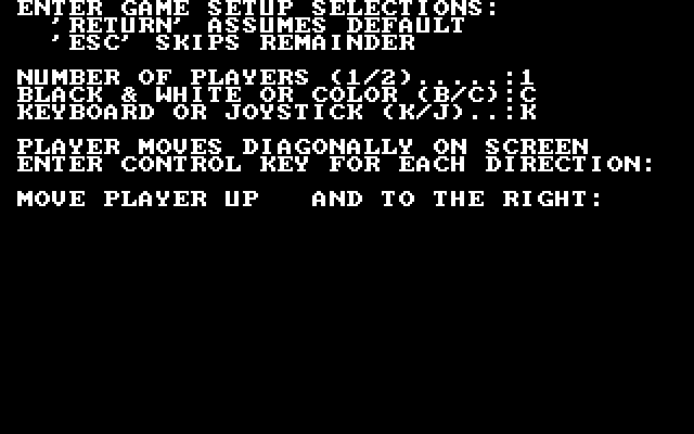 Mr. Cool IBM PC/Compatibles Screenshot: Setting up a few game options.